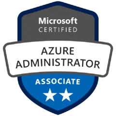 Microsoft Certified: Azure Administrator Associate badge
