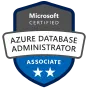 Microsoft Certified: Azure Database Administrator Associate badge