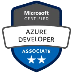 Microsoft Certified: Azure Developer Associate badge