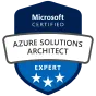 Microsoft Certified: Azure Solutions Architect Expert badge